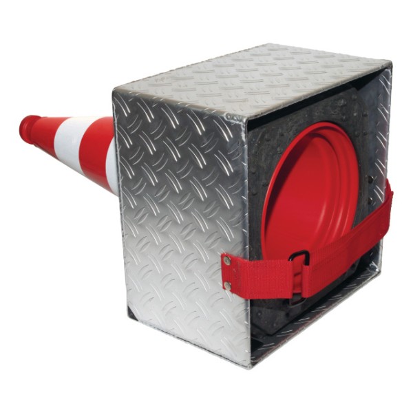 Lagerung für 3-4 Verkehrsleitkegel (500 mm)