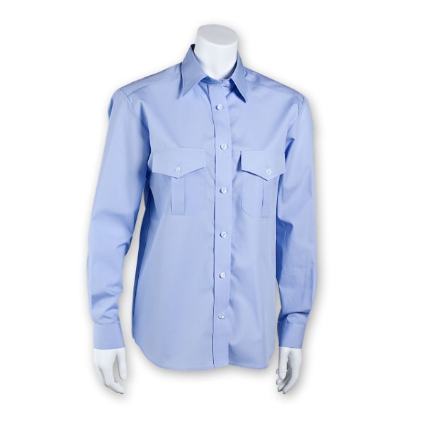 Dienstbluse hellblau