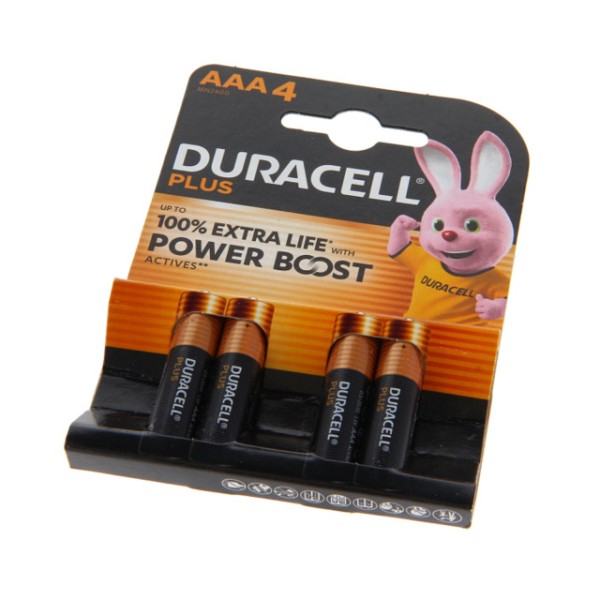 Batterie Microzelle DURACELL Plus Power Boost,4Stk