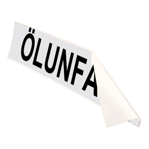 Klettschild DÖNGES für Faltsignal,