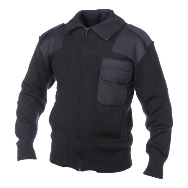 Strickjacke NOVOTEX mit Rollkragen, 50%