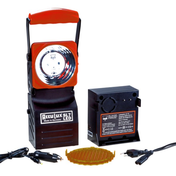 Handscheinwerfer AccuLux SL 8 LED, Set