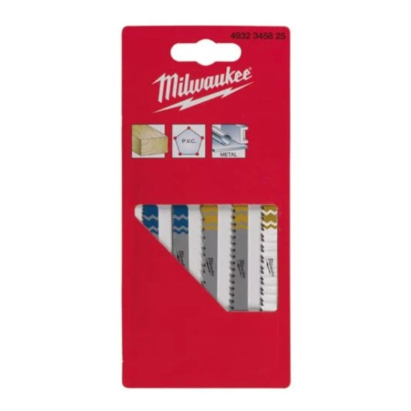 Sägeblattset MILWAUKEE für Stichsäge,