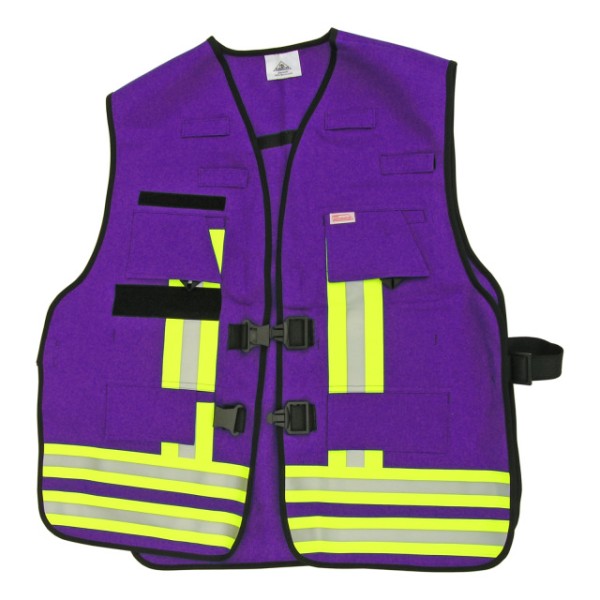 Funktions-Kennzeichnungsweste violett