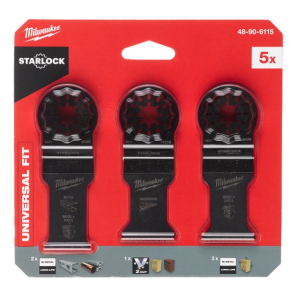 Sägeblattset MILWAUKEE, für Multitool,