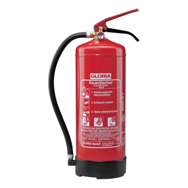 Pulverfeuerlöscher GLORIA PD 6 G, DIN EN