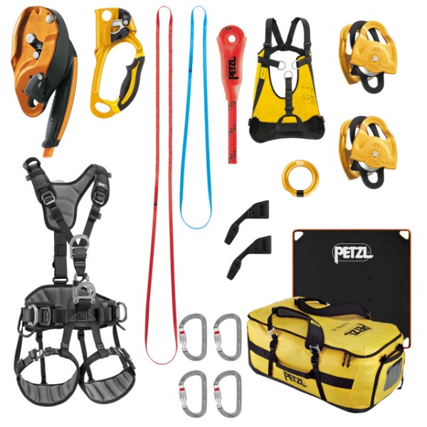 Gerätesatz Auf- und Abseilgerät PETZL, bis 150 kg