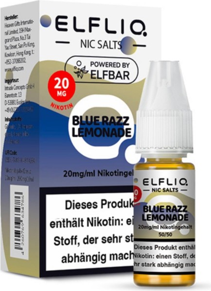 ELFLIQ-E-LIQUID, BLUE RAZZ L