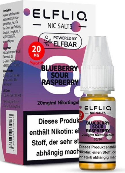 ELFLIQ-E-LIQUID, BL.SOUR RAS