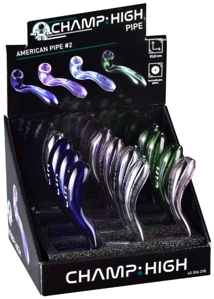 CHAMP HIGH GLASS PIPE AMERIC
