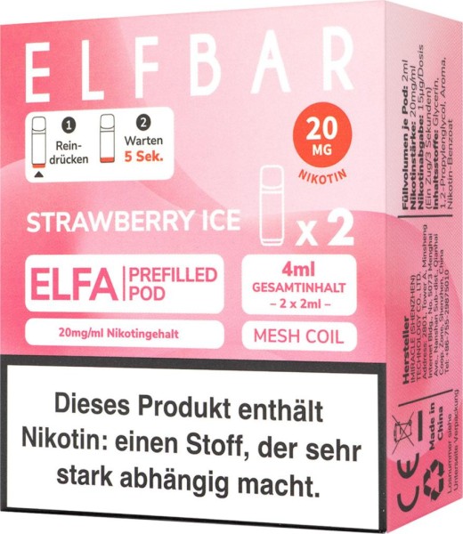 ELFBAR ELFA PODS-STRAWBERRY
