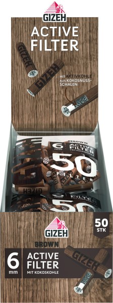 GIZEH BROWN ACTIVE SLIM FILT