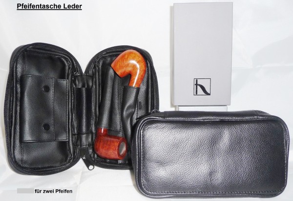 PFEIFENTASCHE, LEDER, 2ER
