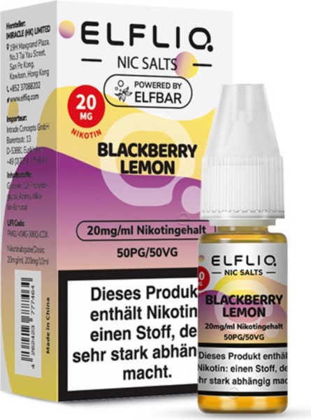 ELFLIQ-E-LIQUID, BLACKB.LEMO