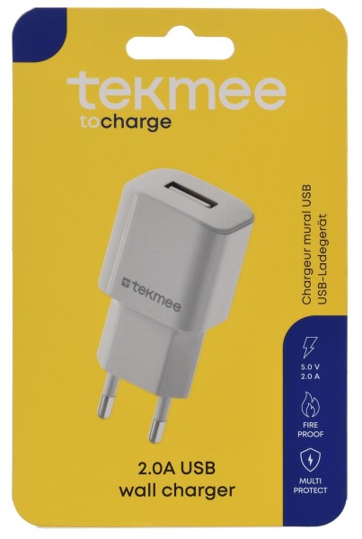 TEKMEE USB Nestzstecker auf