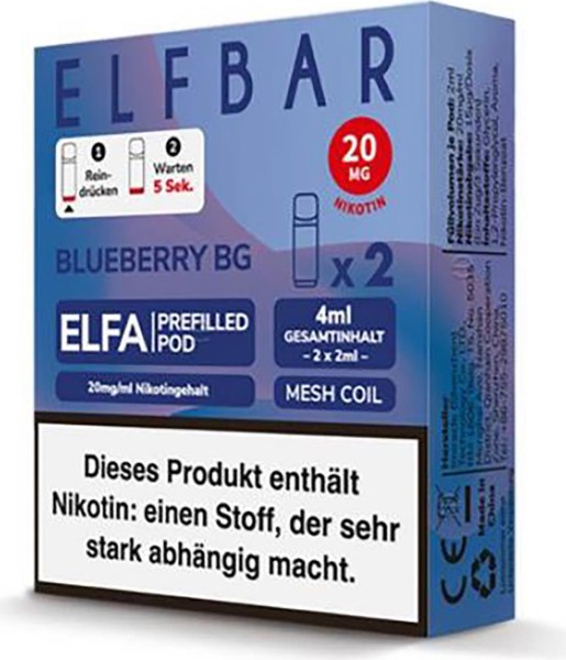 ELFBAR ELFA PODS-BLUEBERR.BG