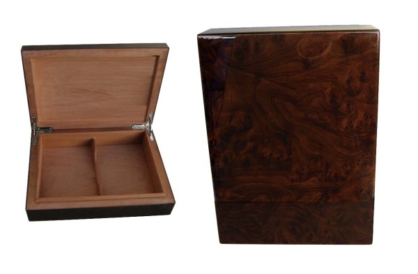 HUMIDOR FÜR 15 ZIGARREN WALN