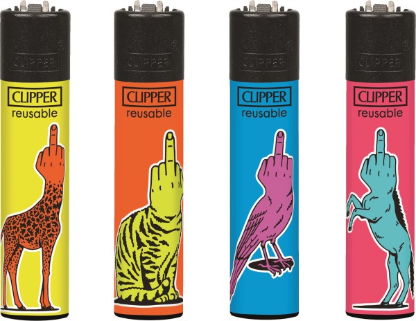 CLIPPER FZG. MIDDLEFINGER UP