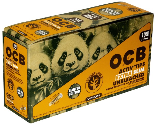 OCB ACTIV TIPS SLIM UNBL. LI