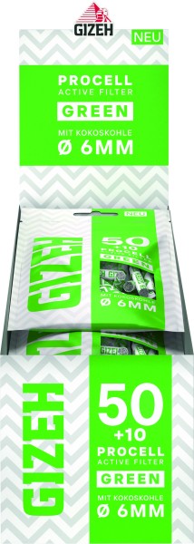 GIZEH ACTIVE PROCELL GREEN