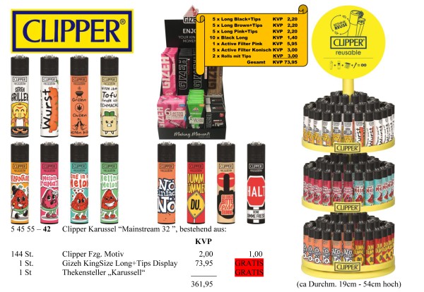 CLIPPER MAINSTREAM 32 AKTION
