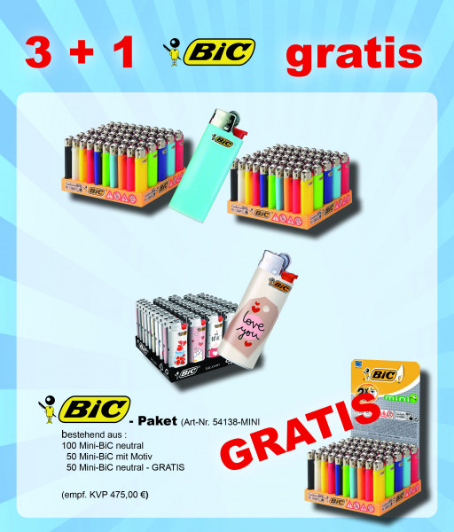 BIC-PAKET bestehend aus: