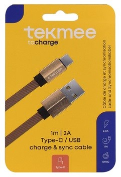 TEKMEE TYP-C KABEL 1m