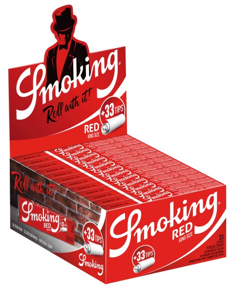 SMOKING RED + FILTER TIPS
