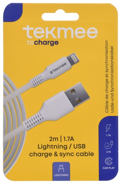 TEKMEE USB Kabel weiß