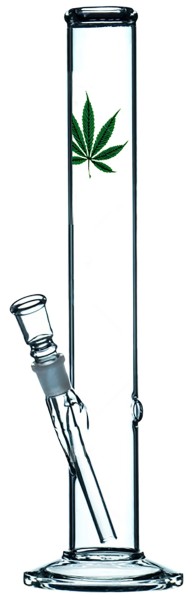 ATOMIC GLAS BONG LEAF 46CM