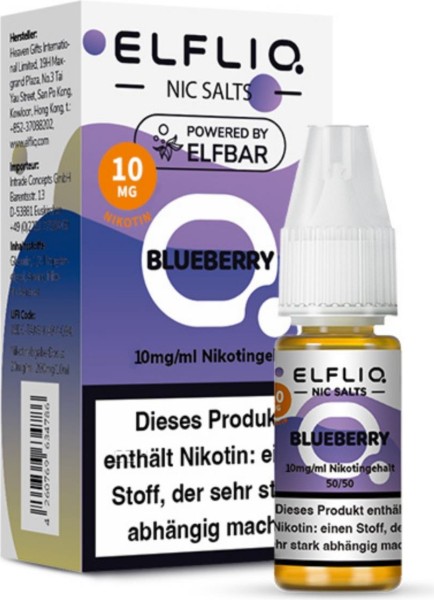 ELFLIQ-E-LIQUID, BLUEBERRY