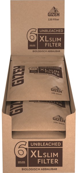 GIZEH SLIM-FILTER UNBLEACHED