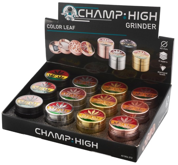 GRINDER CHAMP HIGH LEAF COLO