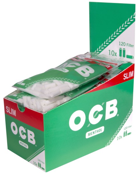 OCB-SLIM DREHFILTER, MENTHOL