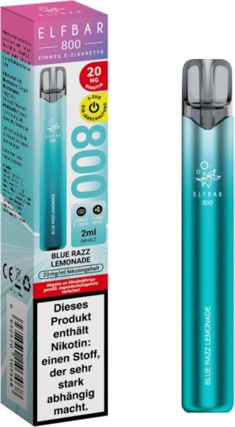 ELF BAR 800 - BLUE RAZZ LEMO