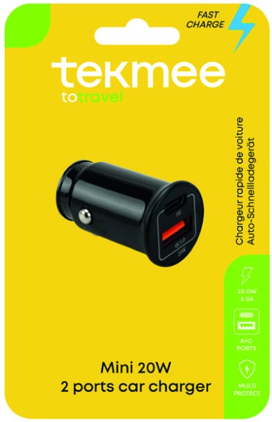 TEKMEE USB KFZ-Ladegerät