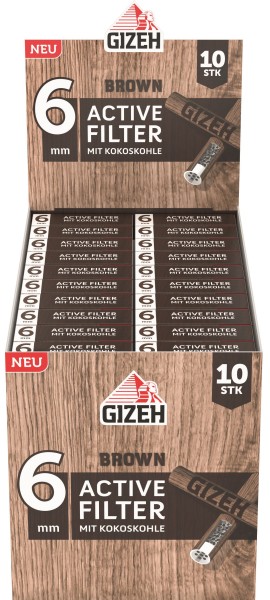 GIZEH BROWN ACTIVE SLIM FILT