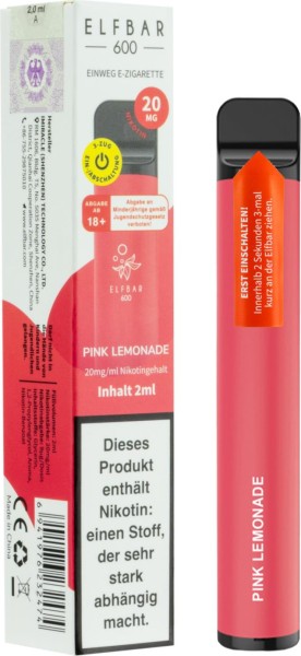 ELF BAR 600 - PINK LEMONADE