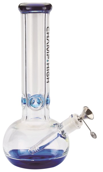 CHAMP HIGH GLASS BONG blau