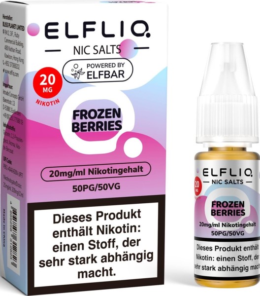ELFLIQ-E-LIQUID, FROZEN BERR
