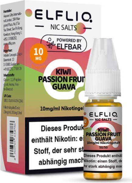 ELFLIQ-E-LIQUID, KIWI PASSIO