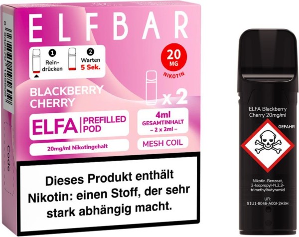 ELFBAR ELFA PODS-BLACK.CHERR