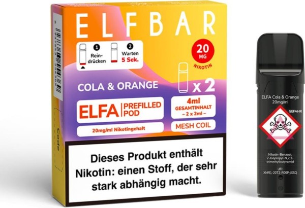ELFBAR ELFA PODS-COLA ORANGE