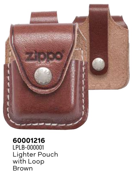 ZIPPO TASCHE LASCHE BRAUN