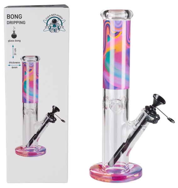 CHAMP HIGH GLASS BONG DRIPPI