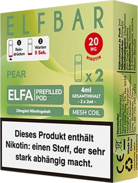 ELFBAR ELFA PODS-PEAR