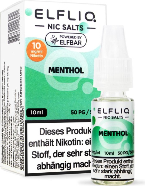 ELFLIQ-E-LIQUID, MENTHOL