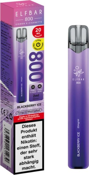 ELF BAR 800 - BLACKBERRY ICE