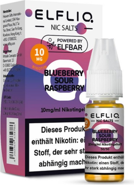 ELFLIQ-E-LIQUID, BL.SOUR RAS