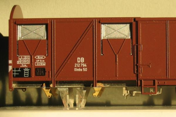 Umbausatz für ROCO bzw. Klein-Modellbahn Glmhs50 / Gas 245